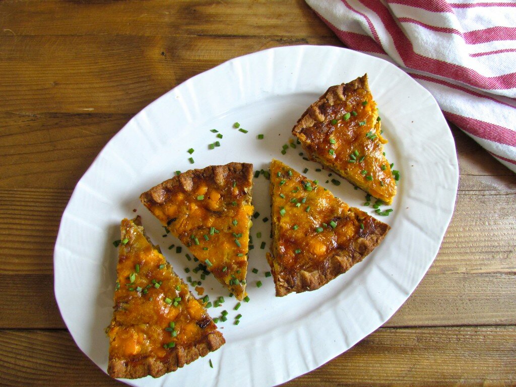 Leek and Mushroom Quiche - Meatballs & Milkshakes