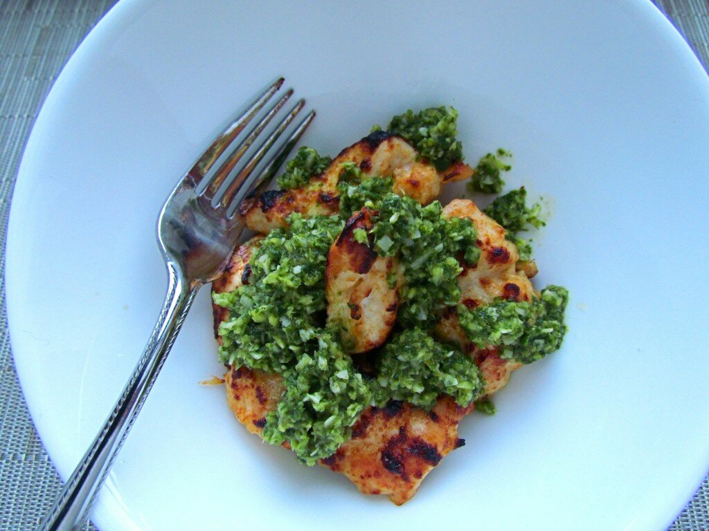 Chicken with Cilantro Chimichurri - Meatballs & Milkshakes