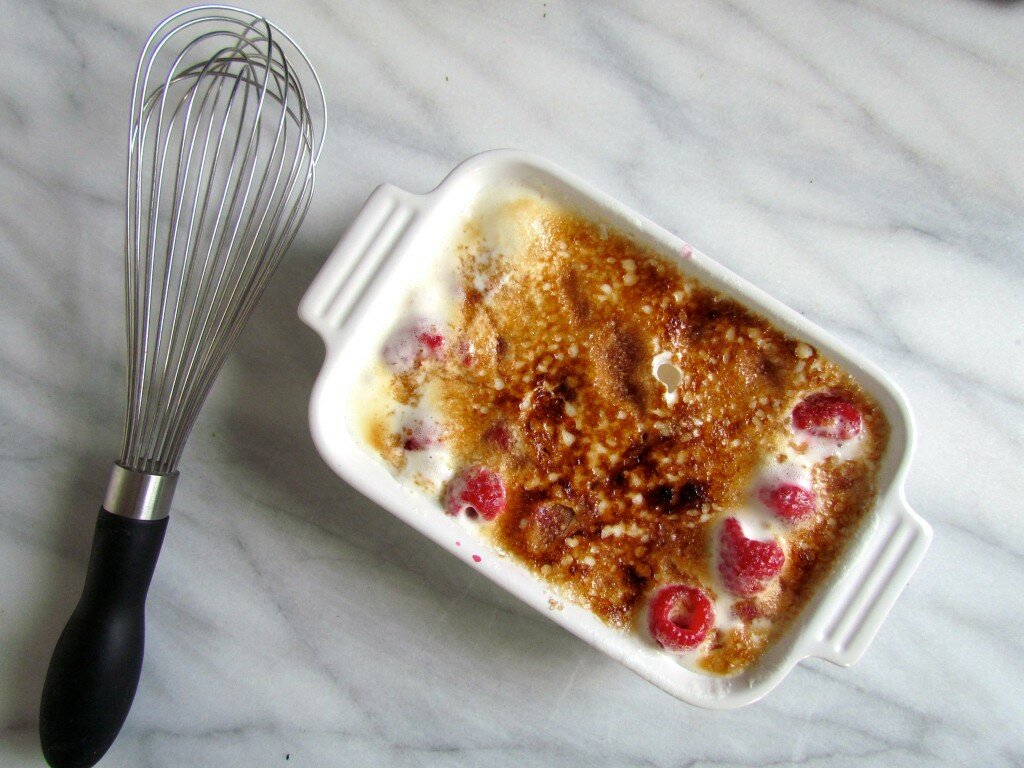 Raspberry Brulee - Meatballs & Milkshakes