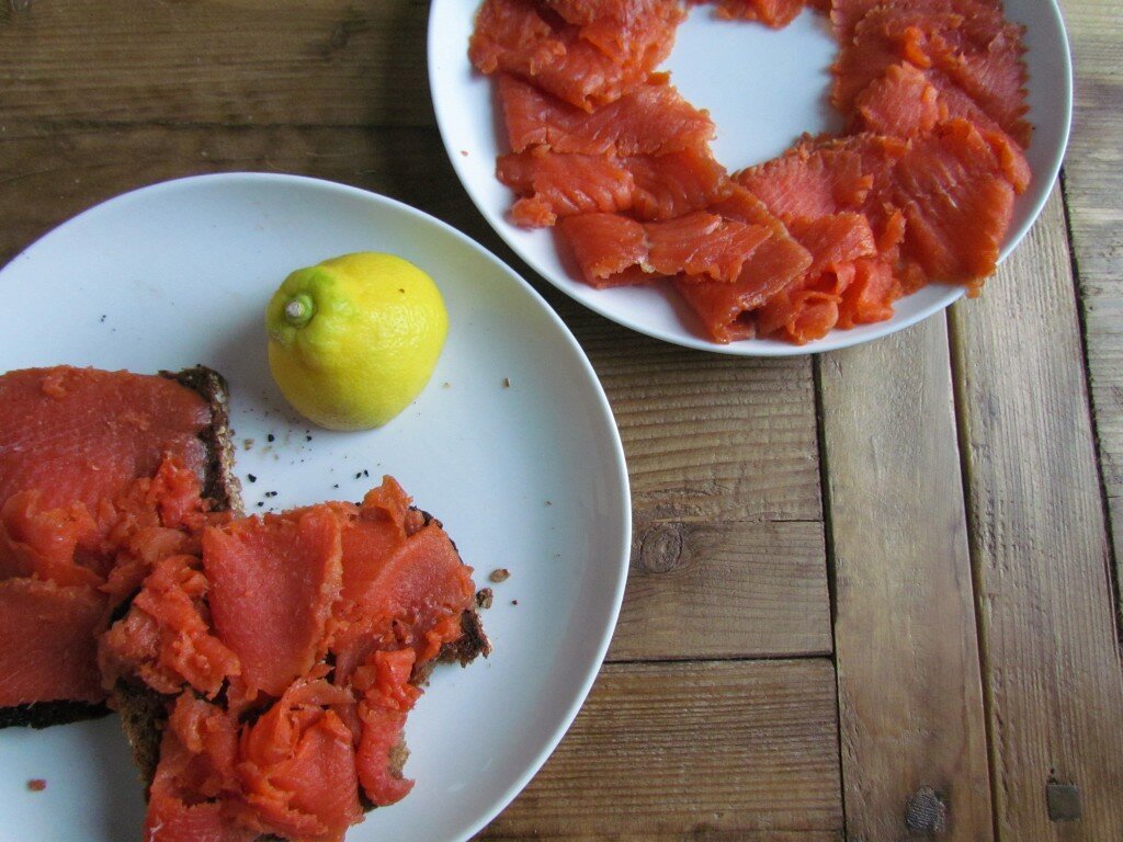 House Cured Salmon - Meatballs & Milkshakes