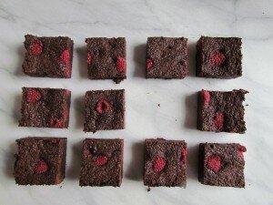 Raspberry Brownies - Meatballs & Milkshakes